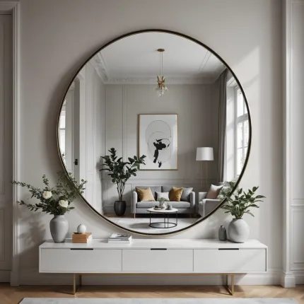 Искусство создания стильного интерьера с помощью зеркал: как зеркало настенное круглое и зеркало 50 см меняют пространство